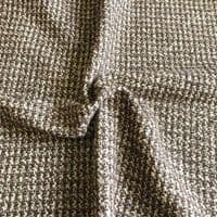 Luxury Wool Blend TWEED Fabric Material - NT7 BROWN/PINK